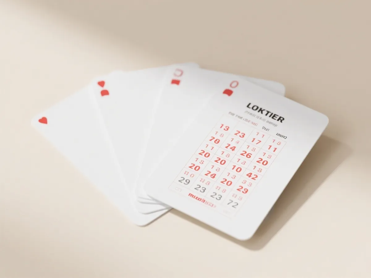 开奖信息卡片与历史记录的界面示意